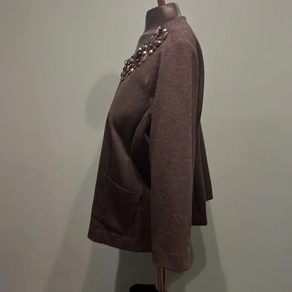 Ruby Rd Gray Jacket - Picture 4 of 11